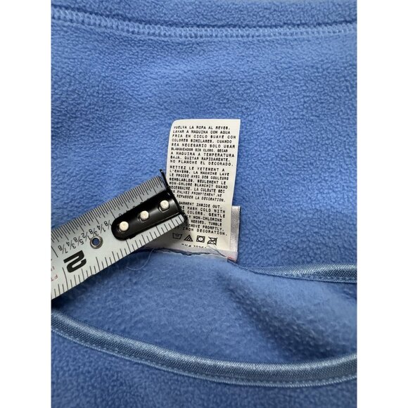 Disney Mickey Mouse Size XL Women's Blue Fleece Pullover Sweatshirt Casual Top - Picture 4 of 6